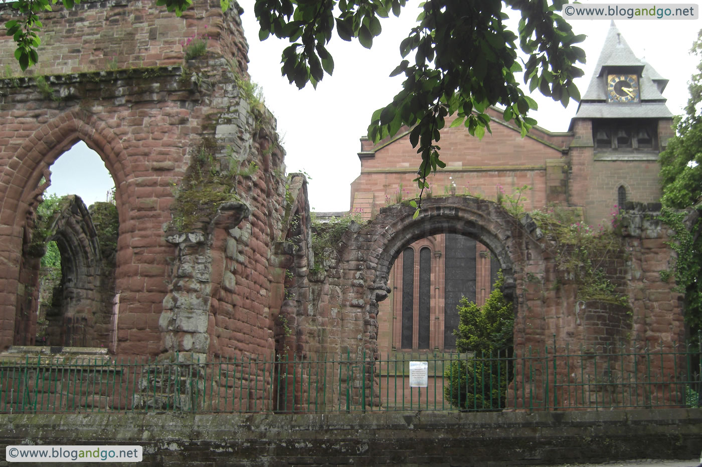 Chester - St John the Baptist Church ruins